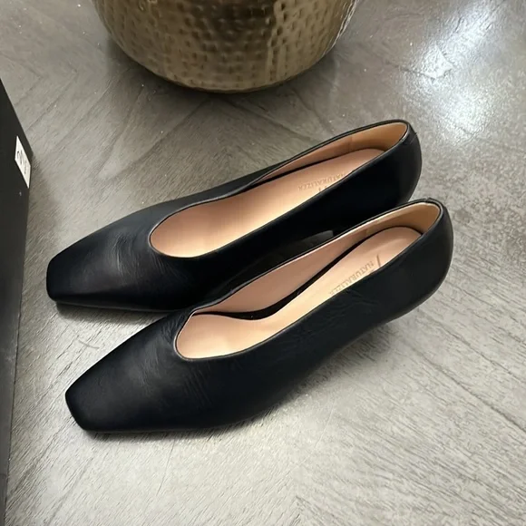 NATURALIZER SEDONA LEATHER SQUARE TOE PUMPS - Picture 10 of 10